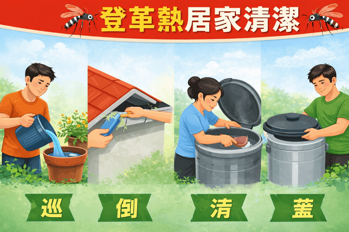 登革熱怎麼預防？症狀、居家清潔與防蚊技巧一次看