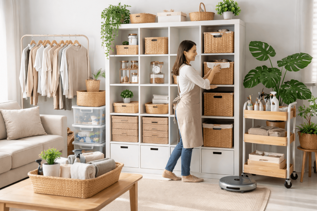 居家整理收納攻略：依照日常習慣打造最順手的收納空間
