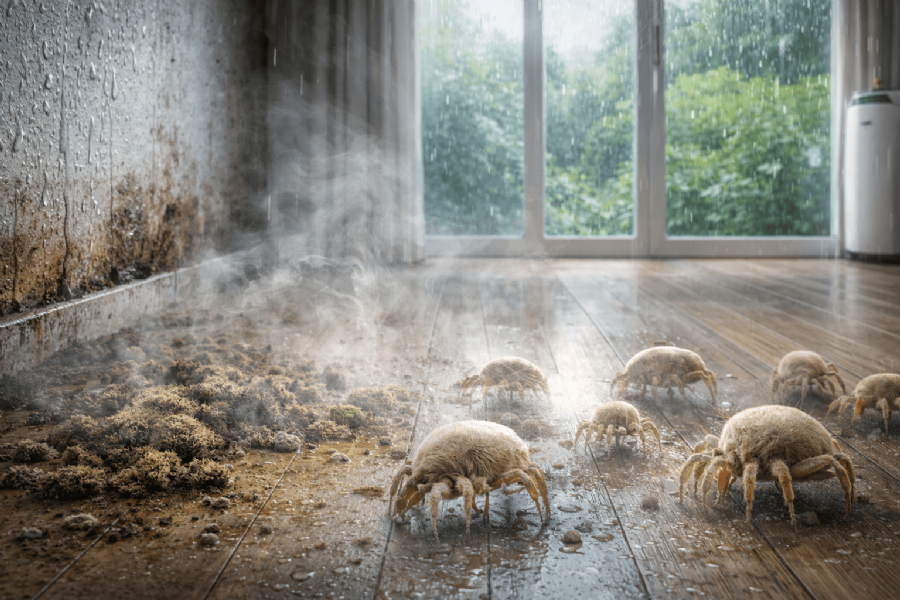 春季潮濕不只不舒服，還可能讓黴菌與塵蟎大量滋生