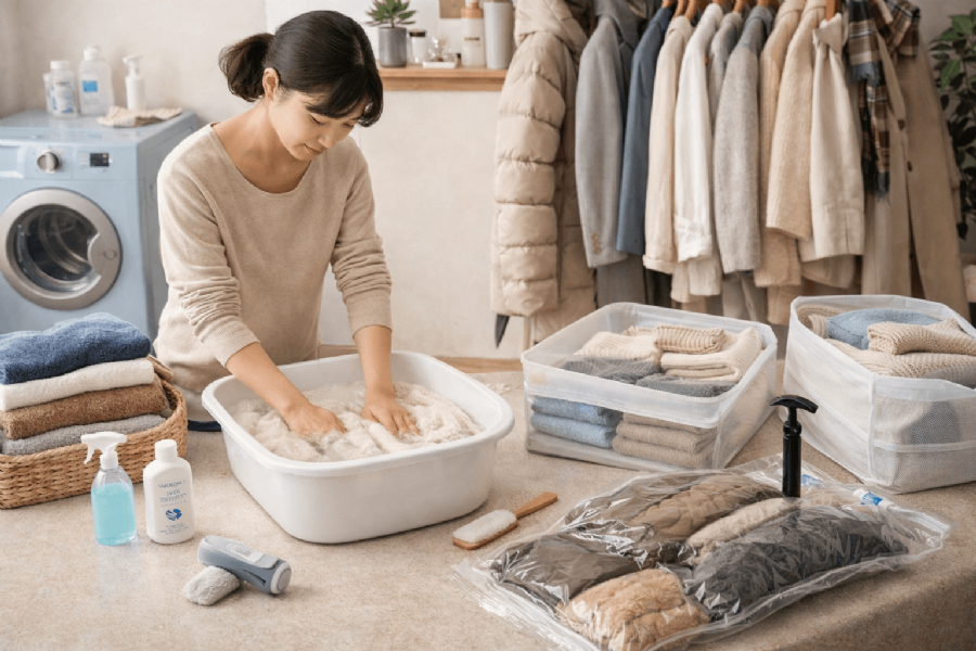 換季收納不出錯！毛衣與外套清洗保養重點整理