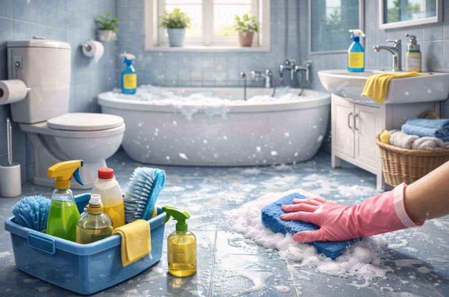 掌握浴室清潔技巧，遠離霉菌與臭味，提升居家生活品質