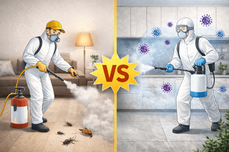 居家除蟲還是消毒？服務內容與效果一次看懂